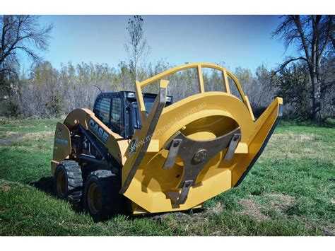 skid steer shredder|rotary mower for skid steer.